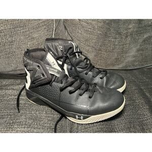Under Armour Men’s Rocket 2 1286385-001 Black Basketball Shoes Sneakers Size 8